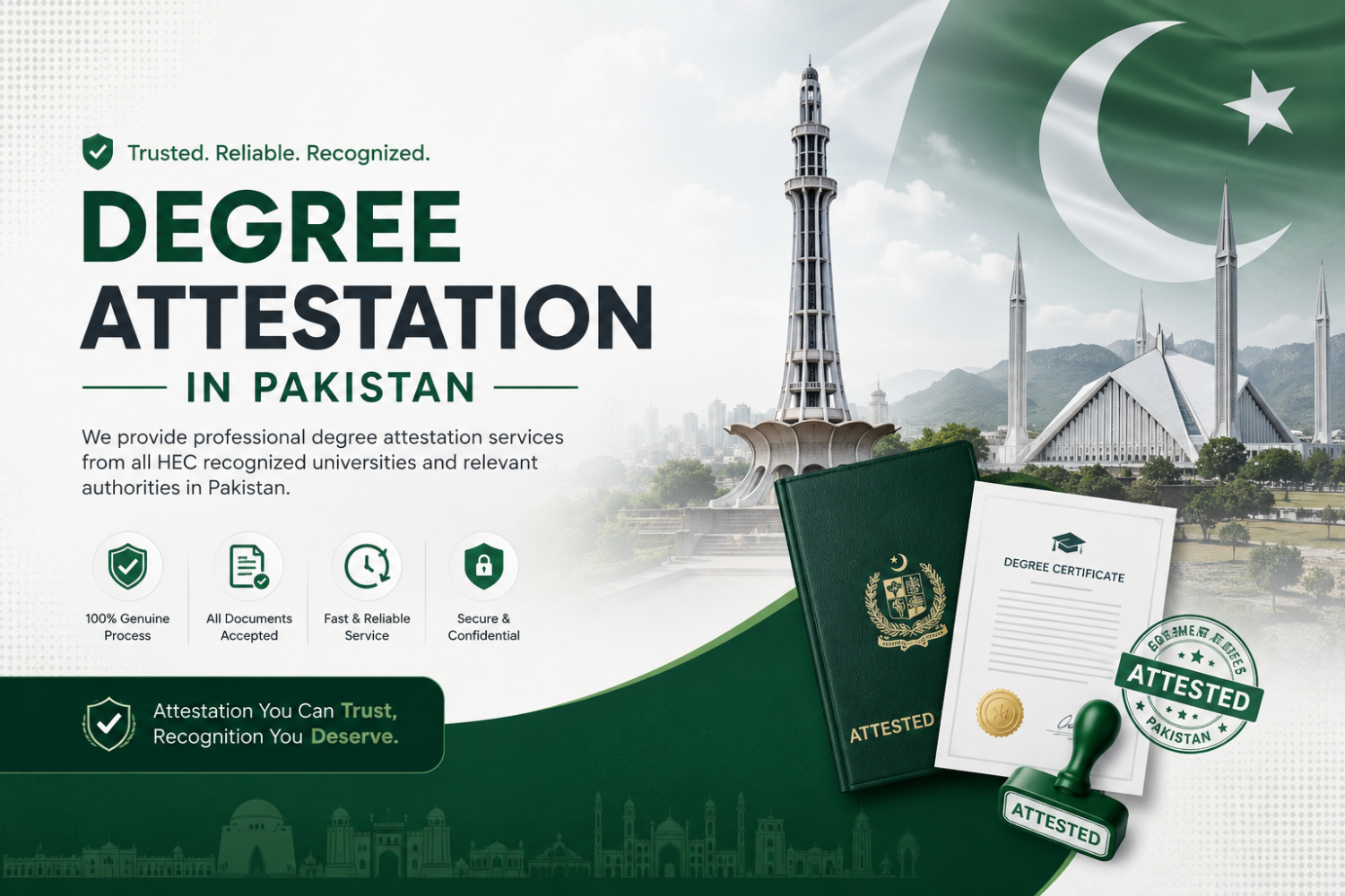 Degree attestation in Pakistan
