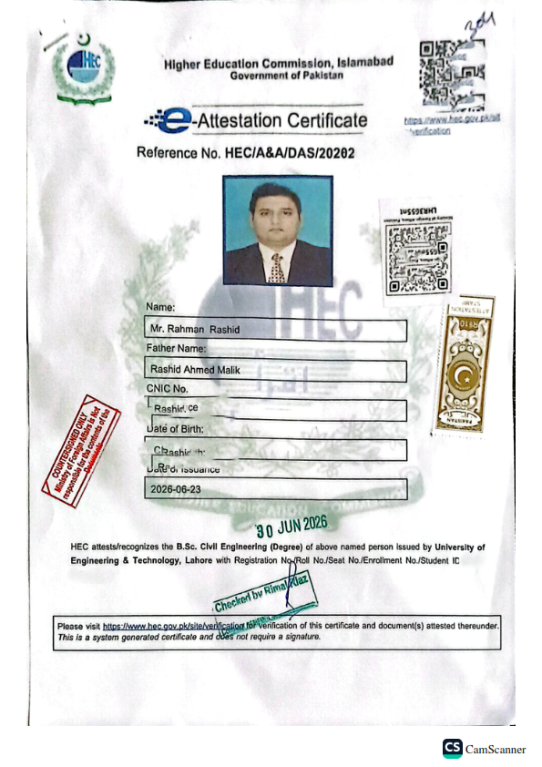 degree e report attestation sample mofa